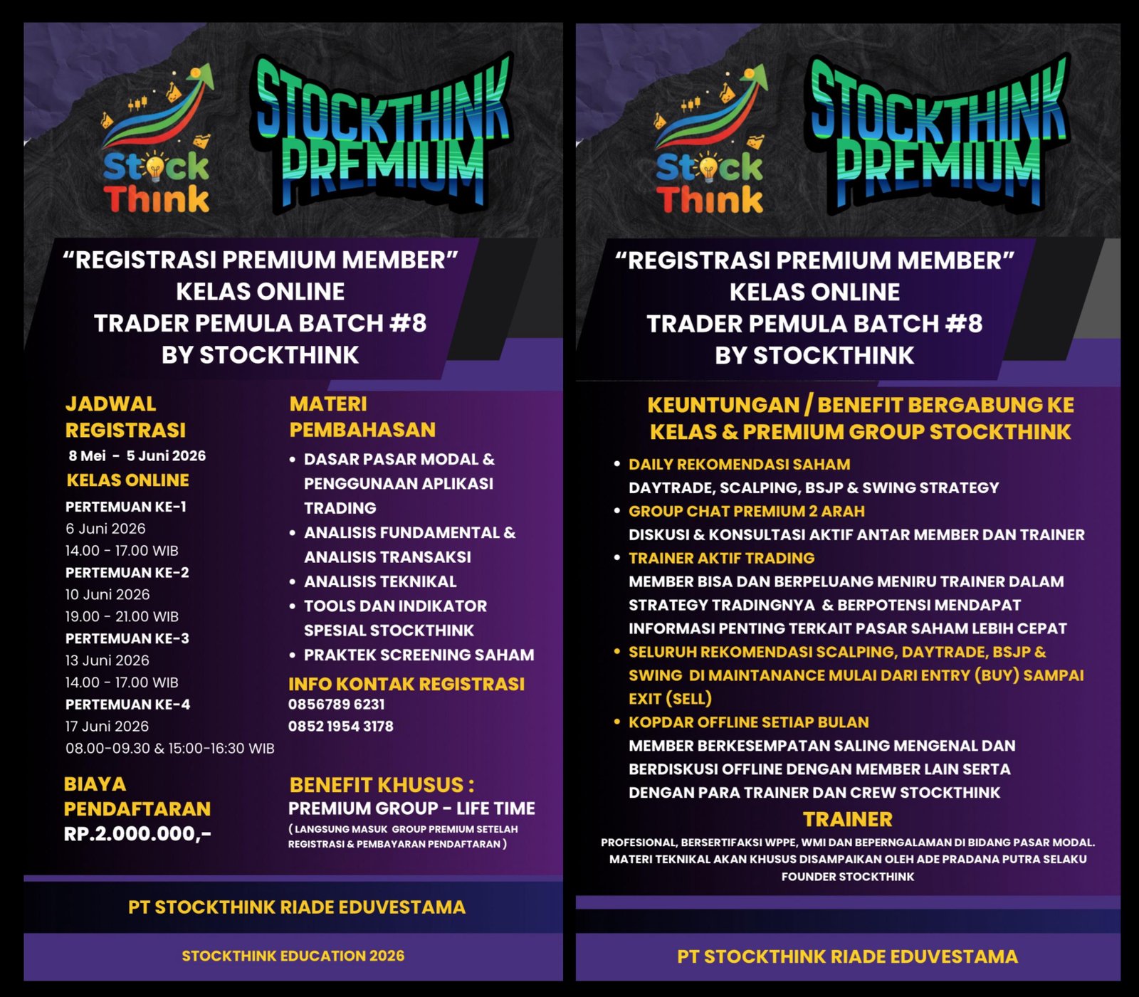 Registration Banner